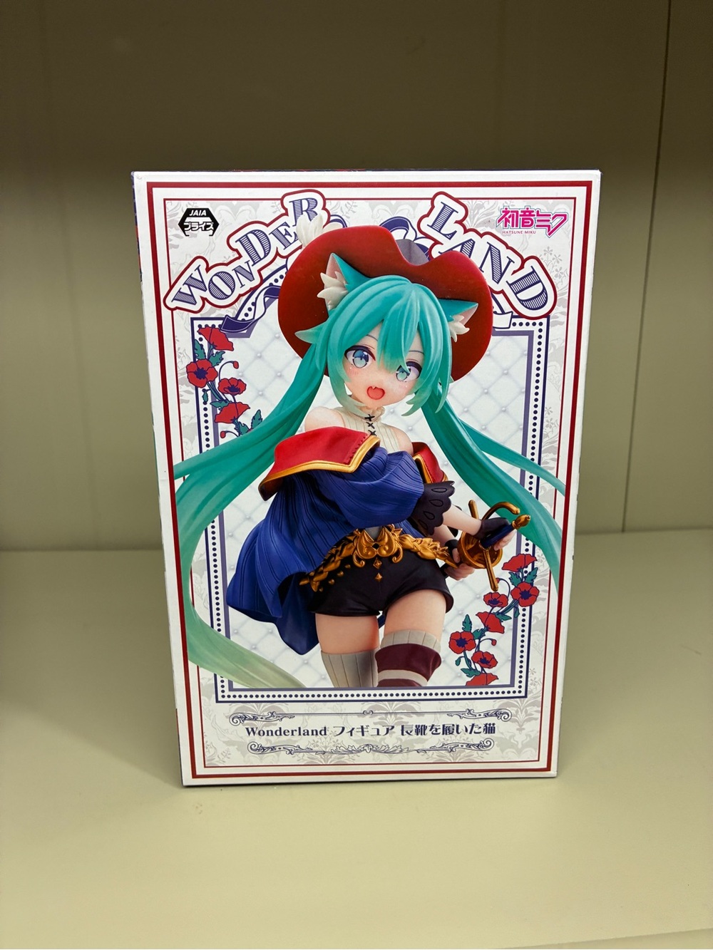 Hatsune Miku Wonderland Puss in Boots Anime Figure Taito